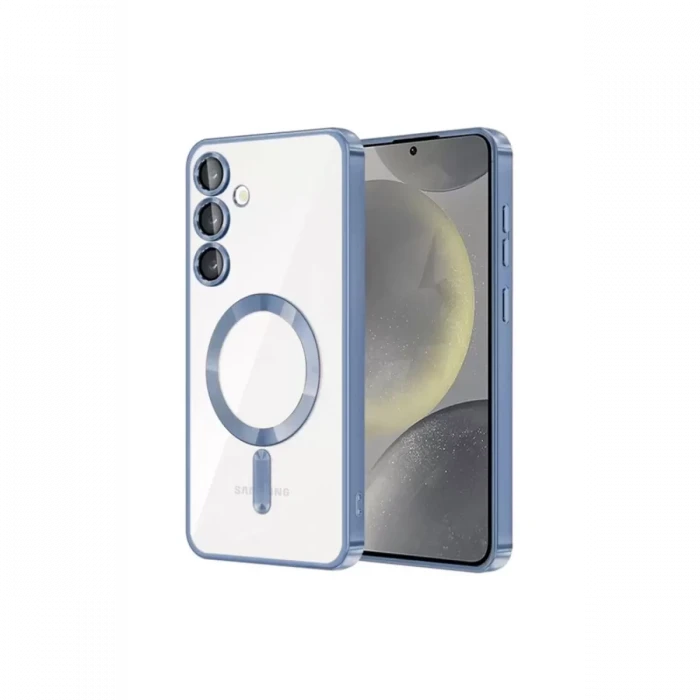 Newface Samsung Galaxy S24 Kılıf Kross Magneticsafe Kapak - Sierra Blue
