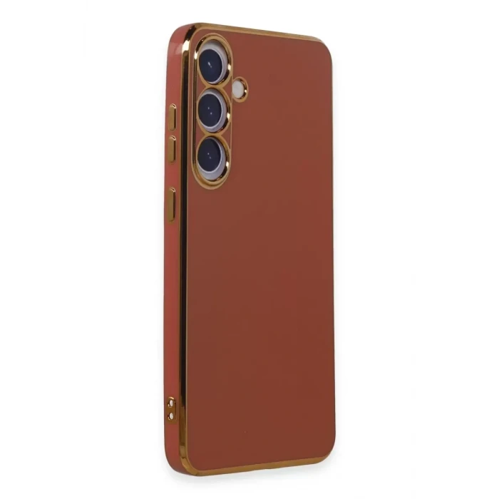 Newface Samsung Galaxy S24 Kılıf Volet Silikon - Kırmızı