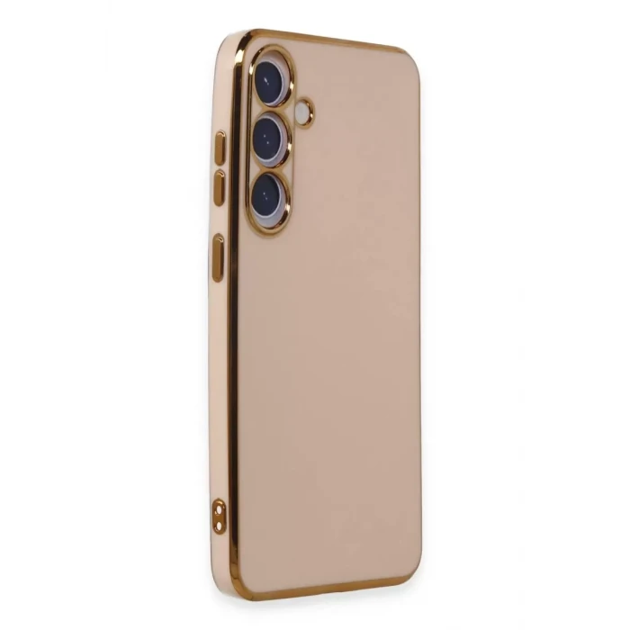 Newface Samsung Galaxy S24 Kılıf Volet Silikon - Pembe