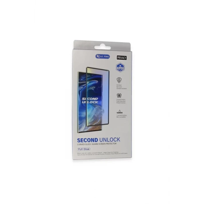 Newface Samsung Galaxy S24 Ultra Durable Full Glue Curved Hayalet Cam