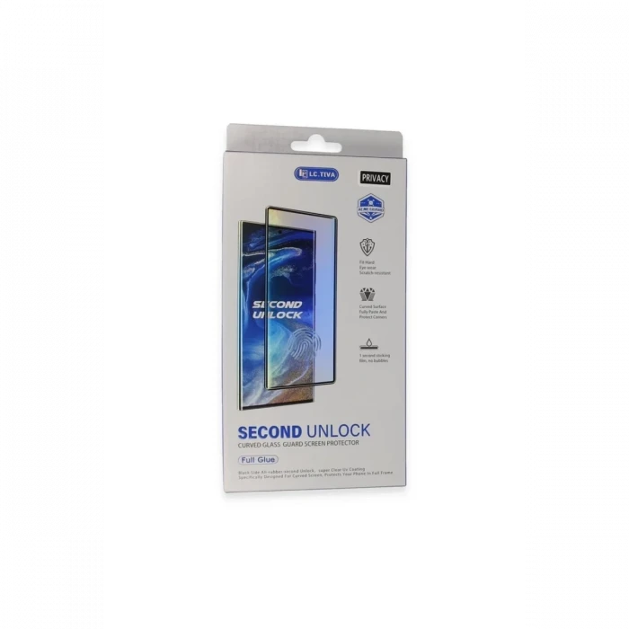 Newface Samsung Galaxy S24 Ultra Durable Full Glue Curved Hayalet Cam