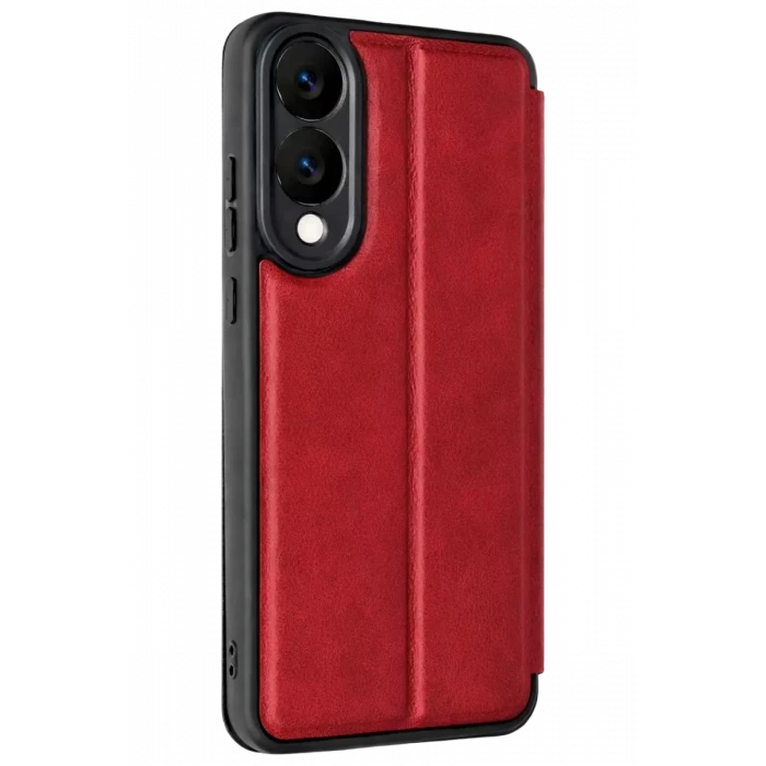 Newface Samsung Galaxy S25 Edge Flip Cover - Kırmızı