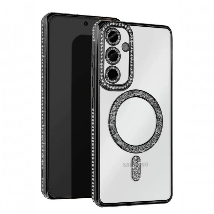 Newface Samsung Galaxy S25 Edge Joke Simli Magneticsafe Kılıf - Siyah