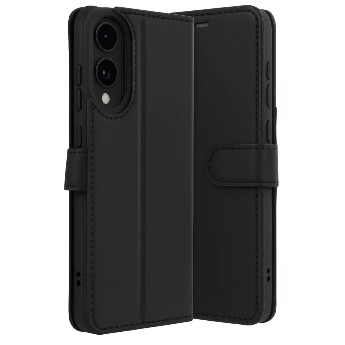 Newface Samsung Galaxy S25 Edge Trend S Plus Kapaklı Kılıf - Siyah