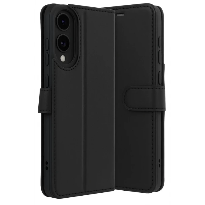 Newface Samsung Galaxy S25 Edge Trend S Plus Kapaklı Kılıf - Siyah
