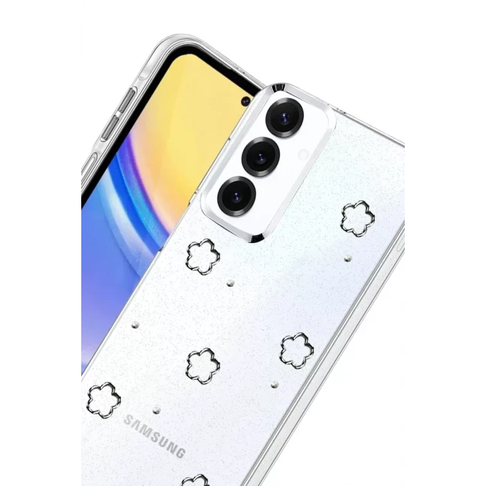 Newface Samsung Galaxy S25 FE Fiyonk Desenli Kapak - Desen 2