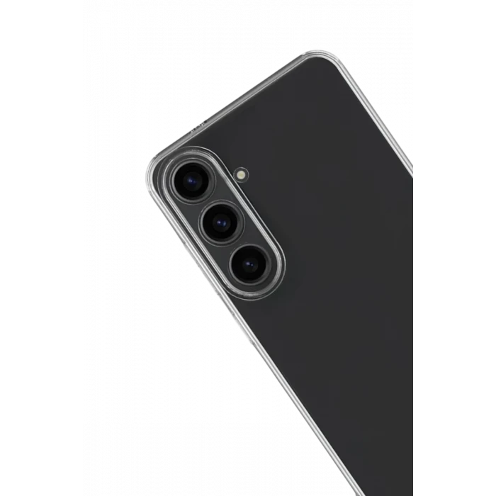 Newface Samsung Galaxy S25 FE Kılıf Lüx Şeffaf Silikon