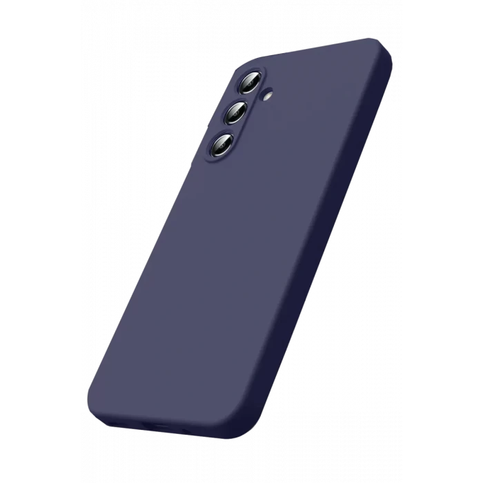 Newface Samsung Galaxy S25 FE Nano içi Kadife Silikon - Lacivert