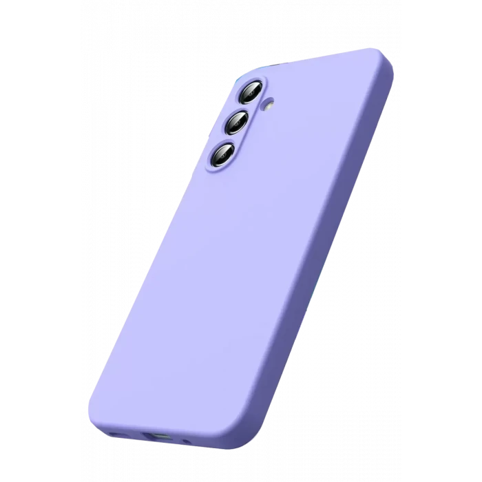 Newface Samsung Galaxy S25 FE Nano içi Kadife Silikon - Lila