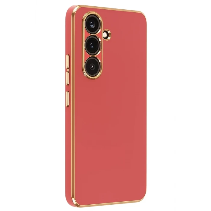 Newface Samsung Galaxy S25 FE Volet Silikon - Kırmızı