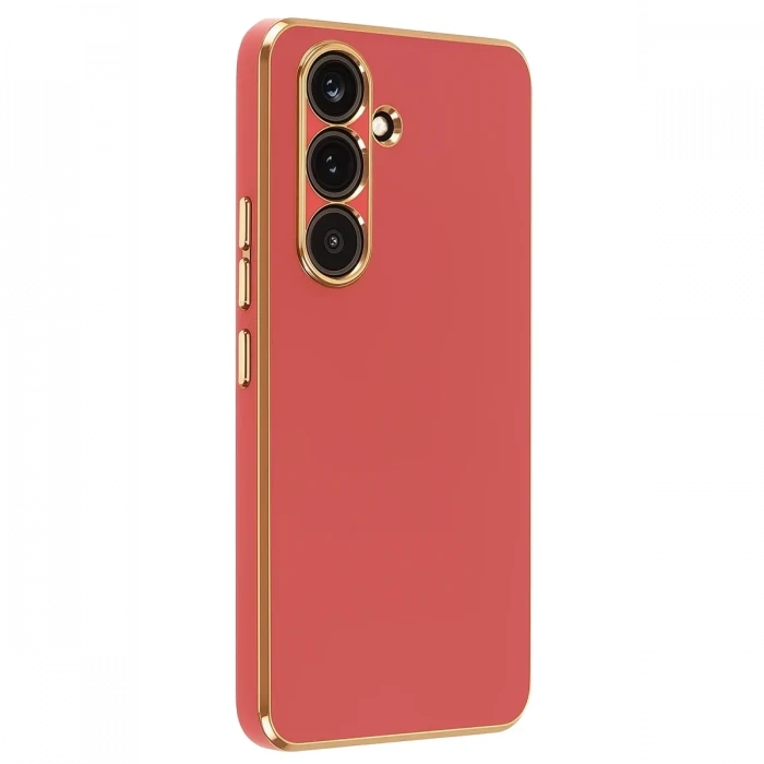 Newface Samsung Galaxy S25 FE Volet Silikon - Kırmızı