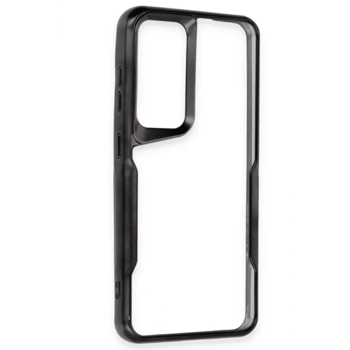 Newface Samsung Galaxy S25 Kılıf Boyi Silikon Kapak - Siyah