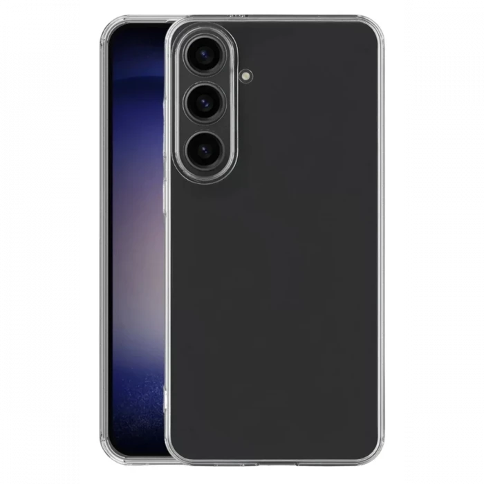 Newface Samsung Galaxy S25 Kılıf Lüx Şeffaf Silikon