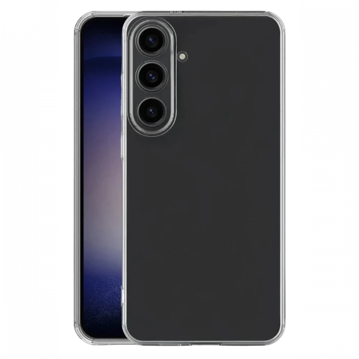 Newface Samsung Galaxy S25 Kılıf Lüx Şeffaf Silikon