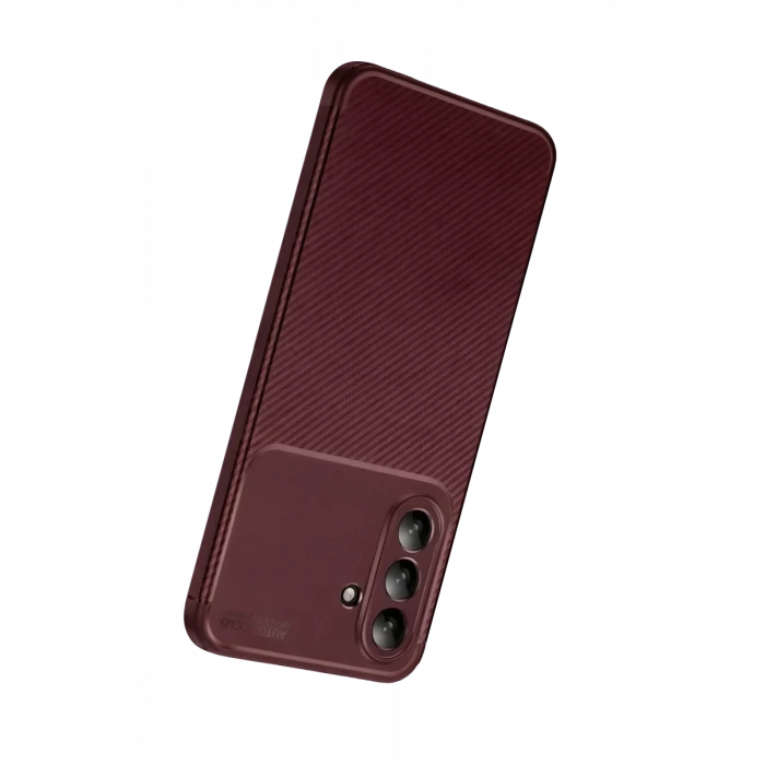 Newface Samsung Galaxy S26 FE Auto Focus Karbon Kapak - Bordo