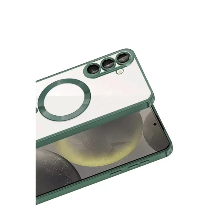 Newface Samsung Galaxy S26 Kross Magneticsafe Kapak - Koyu Yeşil