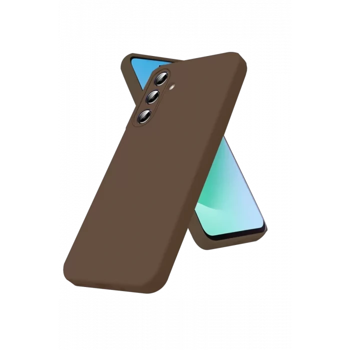 Newface Samsung Galaxy S26 Plus First Silikon - Kahverengi