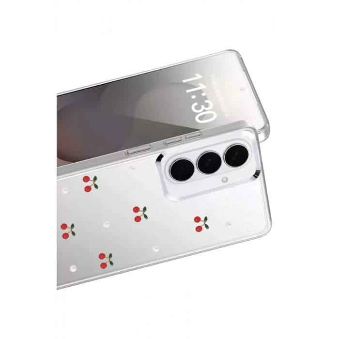 Newface Samsung Galaxy S26 Plus Fiyonk Desenli Kapak - Desen 9
