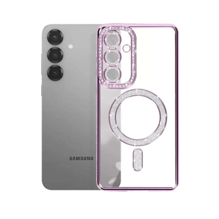 Newface Samsung Galaxy S26 Plus Joke Simli Magneticsafe Kılıf - Derin Mor
