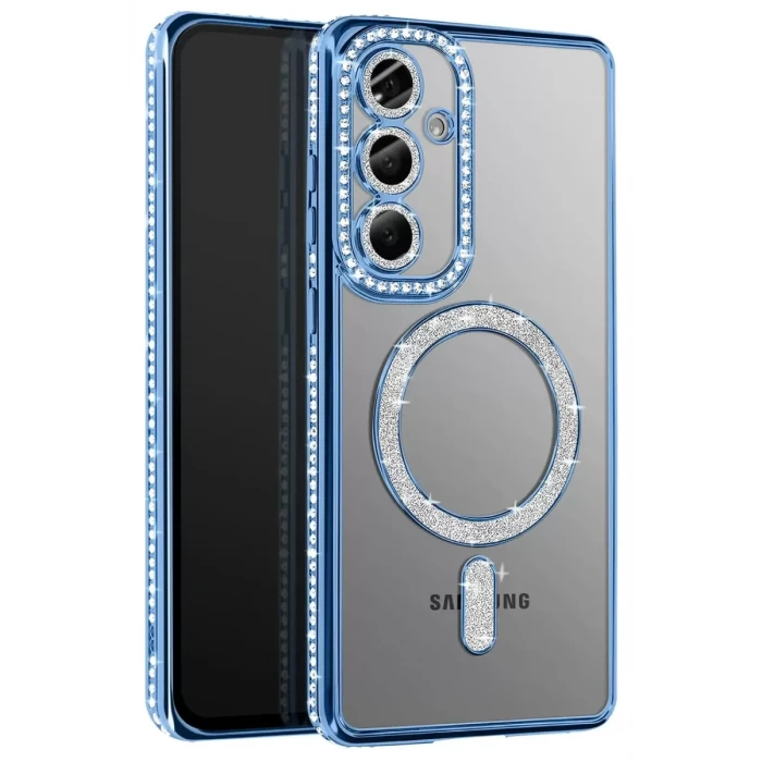 Newface Samsung Galaxy S26 Plus Joke Simli Magneticsafe Kılıf - Mavi