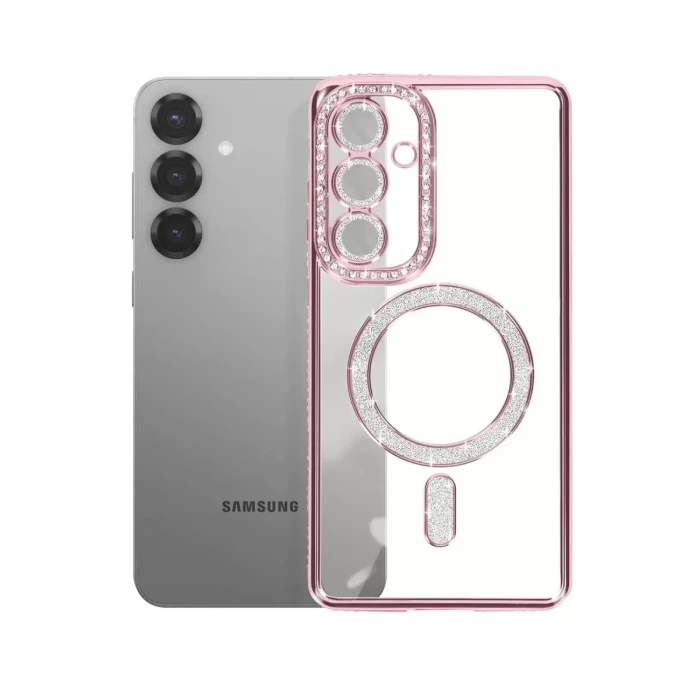 Newface Samsung Galaxy S26 Plus Joke Simli Magneticsafe Kılıf - Pembe