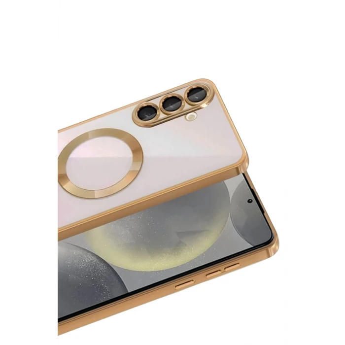 Newface Samsung Galaxy S26 Plus Kross Magneticsafe Kapak - Çöl Titanyum