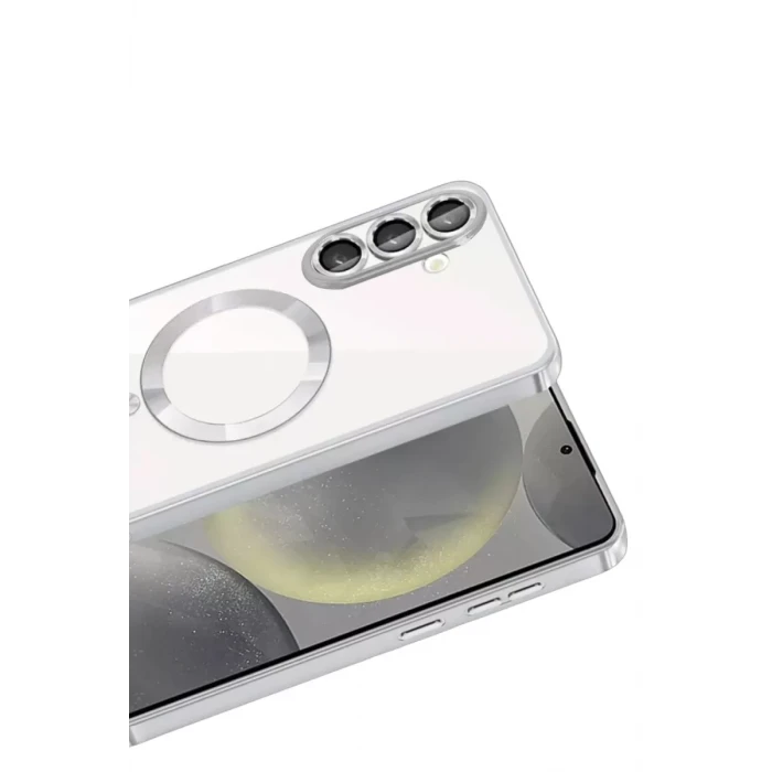 Newface Samsung Galaxy S26 Plus Kross Magneticsafe Kapak - Gümüş