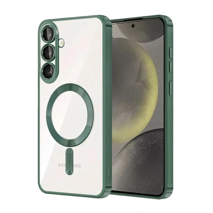 Newface Samsung Galaxy S26 Plus Kross Magneticsafe Kapak - Koyu Yeşil