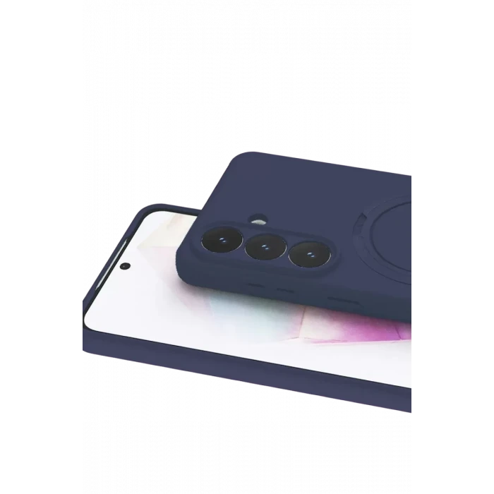 Newface Samsung Galaxy S26 Plus Regal Magsafe Standlı Kapak - Lacivert