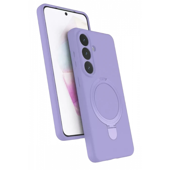 Newface Samsung Galaxy S26 Plus Regal Magsafe Standlı Kapak - Lila