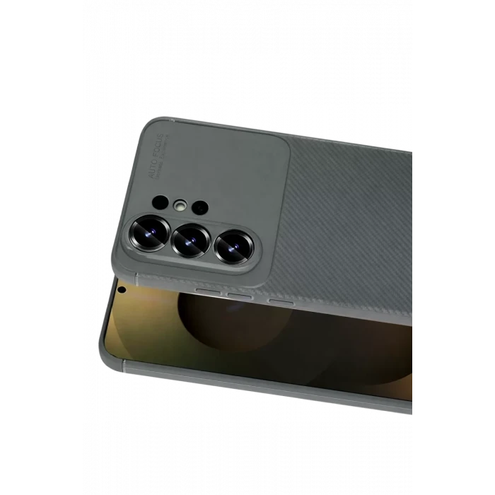 Newface Samsung Galaxy S26 Ultra Auto Focus Karbon Kapak - Gri