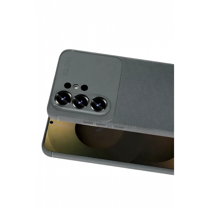 Newface Samsung Galaxy S26 Ultra Auto Focus Karbon Kapak - Gri