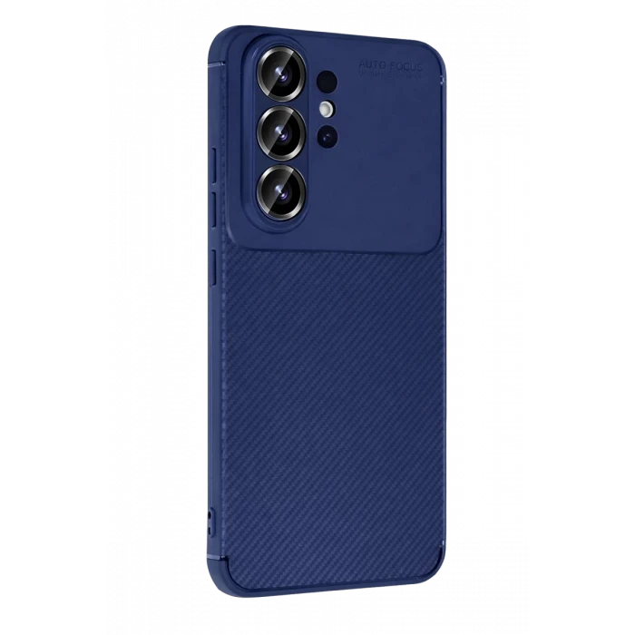 Newface Samsung Galaxy S26 Ultra Auto Focus Karbon Kapak - Lacivert