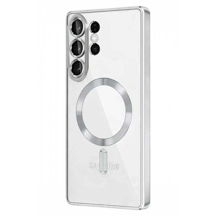 Newface Samsung Galaxy S26 Ultra Kross Magneticsafe Kapak - Gümüş