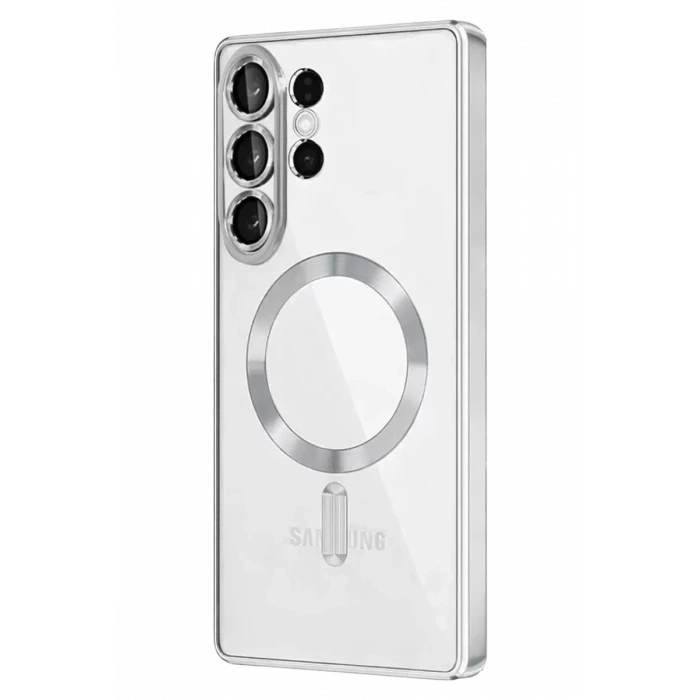 Newface Samsung Galaxy S26 Ultra Kross Magneticsafe Kapak - Gümüş