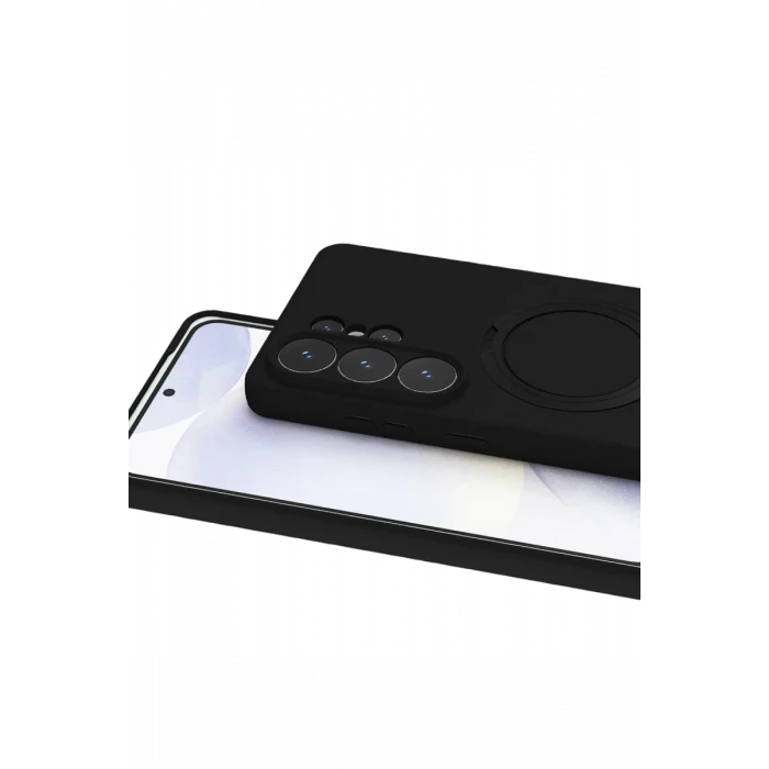 Newface Samsung Galaxy S26 Ultra Regal Magsafe Standlı Kapak - Siyah
