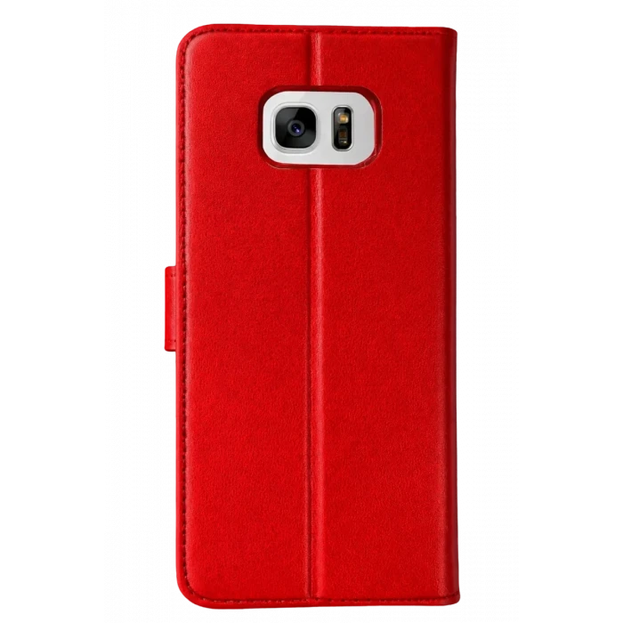 Newface Samsung Galaxy S7 Edge Trend S Plus Kapaklı Kılıf - Kırmızı
