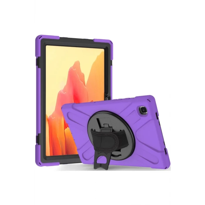 Newface Samsung Galaxy T220 Tab A7 Lite 8.7 Kılıf Amazing Tablet Kapak - Mor