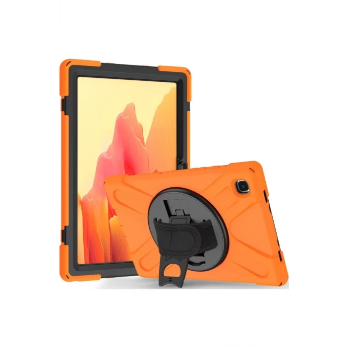 Newface Samsung Galaxy T220 Tab A7 Lite 8.7 Kılıf Amazing Tablet Kapak - Turuncu