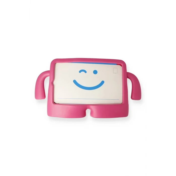 Newface Samsung Galaxy T220 Tab A7 Lite 8.7 Kılıf Karakter Tablet Silikon - Pembe