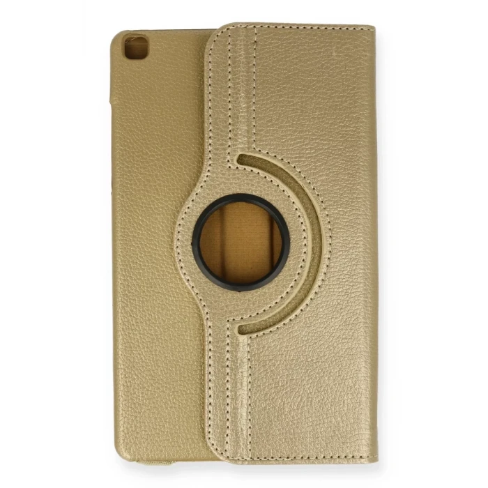 Newface Samsung Galaxy T290 Tab A 8 Kılıf 360 Tablet Deri Kılıf - Gold