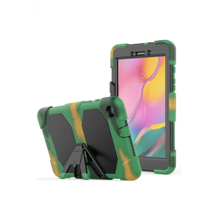 Newface Samsung Galaxy T290 Tab A 8 Kılıf Griffin Tablet Kapak - Kamuflaj