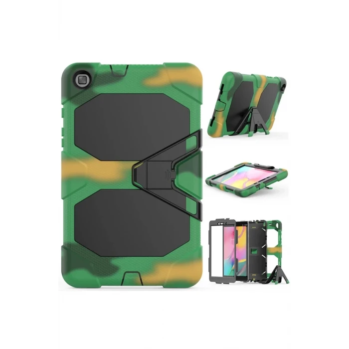 Newface Samsung Galaxy T290 Tab A 8 Kılıf Griffin Tablet Kapak - Kamuflaj