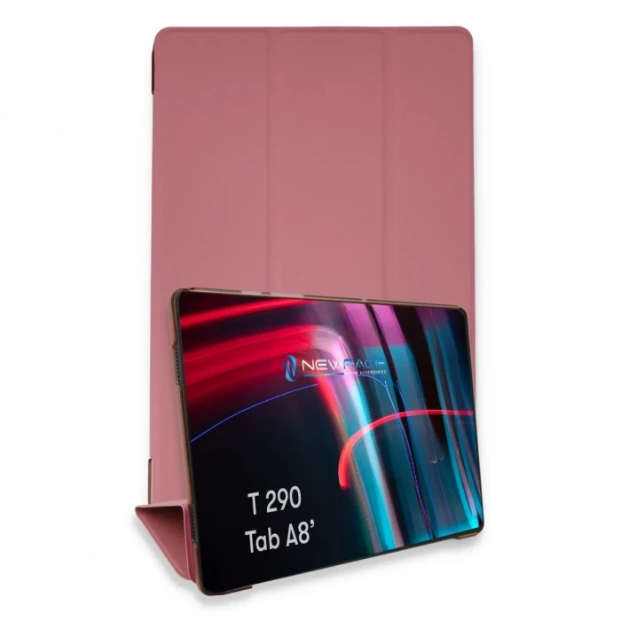 Newface Samsung Galaxy T290 Tab A 8 Kılıf Tablet Smart Kılıf - Pembe