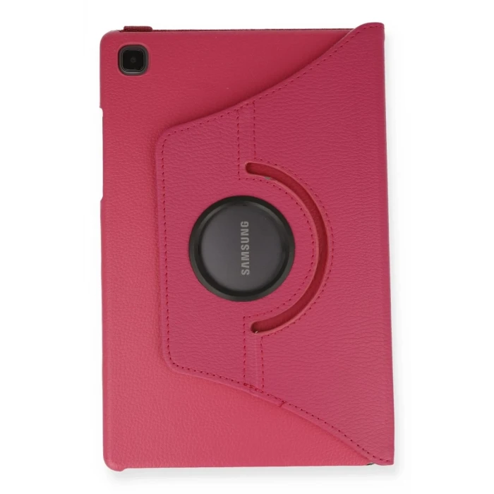 Newface Samsung Galaxy T500 Tab A7 10.4 Kılıf 360 Tablet Deri Kılıf - Pembe