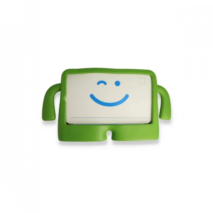 Newface Samsung Galaxy T500 Tab A7 10.4 Kılıf Karakter Tablet Silikon - Yeşil