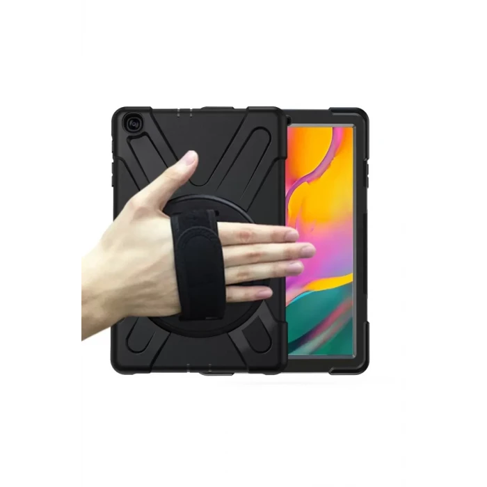 Newface Samsung Galaxy T510 Tab A 10.1 Kılıf Amazing Tablet Kapak - Siyah