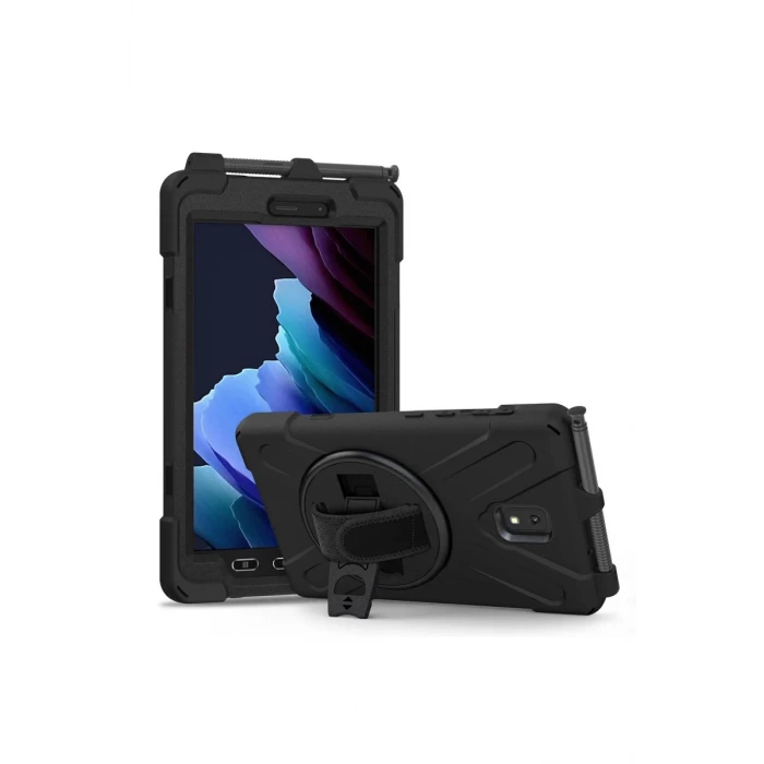 Newface Samsung Galaxy T577 Tab Active 3 Kılıf Amazing Tablet Kapak - Siyah