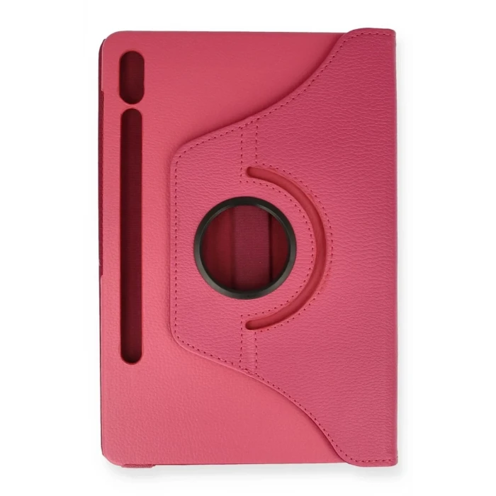 Newface Samsung Galaxy T870 Tab S7 11 Kılıf 360 Tablet Deri Kılıf - Pembe