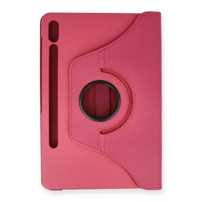Newface Samsung Galaxy T870 Tab S7 11 Kılıf 360 Tablet Deri Kılıf - Pembe